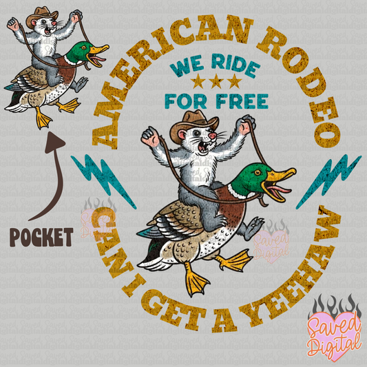 AMERICAN RODEO W/ POCKET