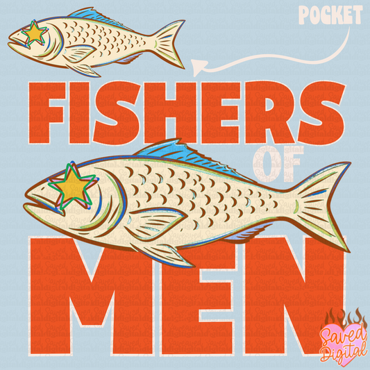 FISHERS OF MEN WITH FISH POCKET