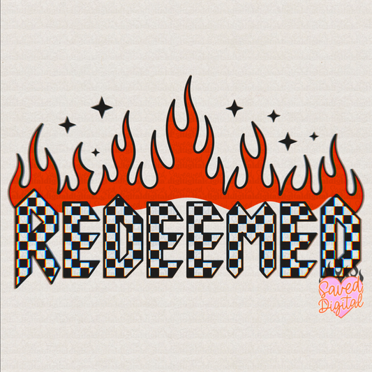 REDEEMED CHECKER FLAME