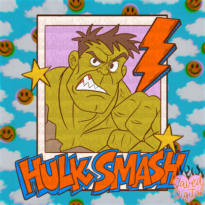 HULK SMASH POLAROID {INCLUDES BROWN + BLACK VERSION}
