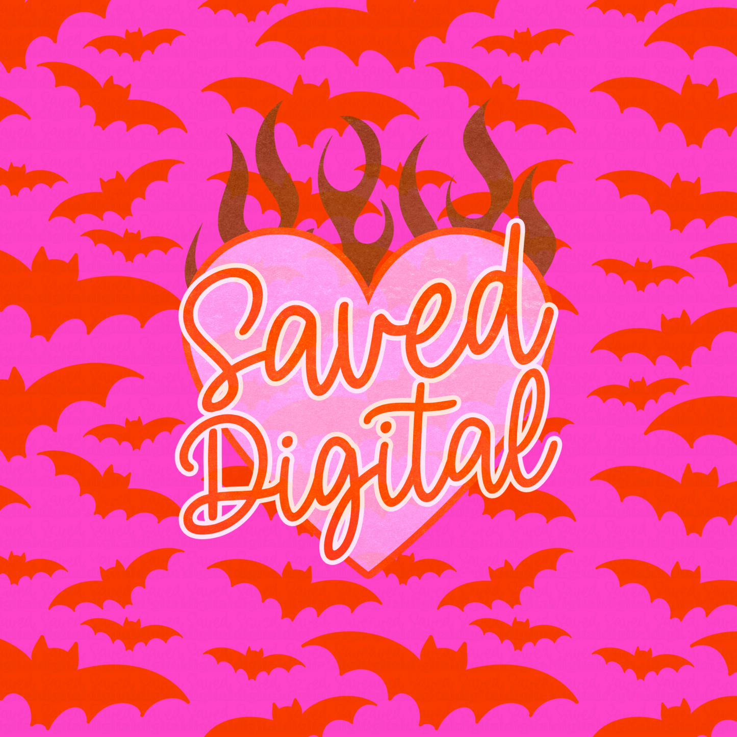 PINK BATS SEAMLESS