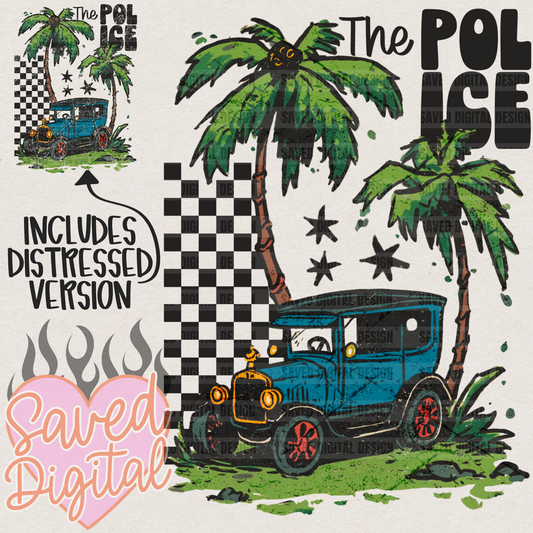 THE POLICE  - INCLUDES REG + DISTRESSED FILE