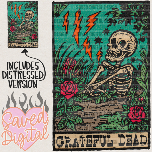 GRATEFUL DEAD - INCLUDES REG + DISTRESSED FILE