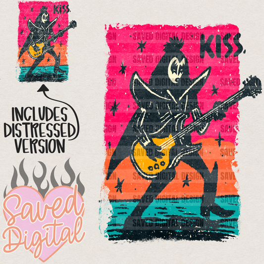 KISS - INCLUDES REG + DISTRESSED FILE