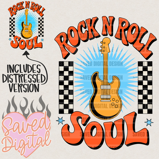 ROCK N ROLL SOUL - INCLUDES REG + DISTRESSED FILE