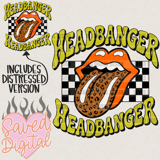 HEADBANGER - INCLUDES REG + DISTRESSED FILE
