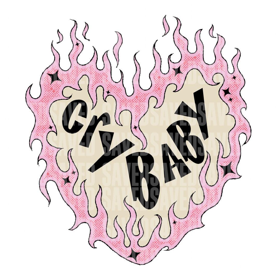 CRYBABY VINTAGE STYLE PNG