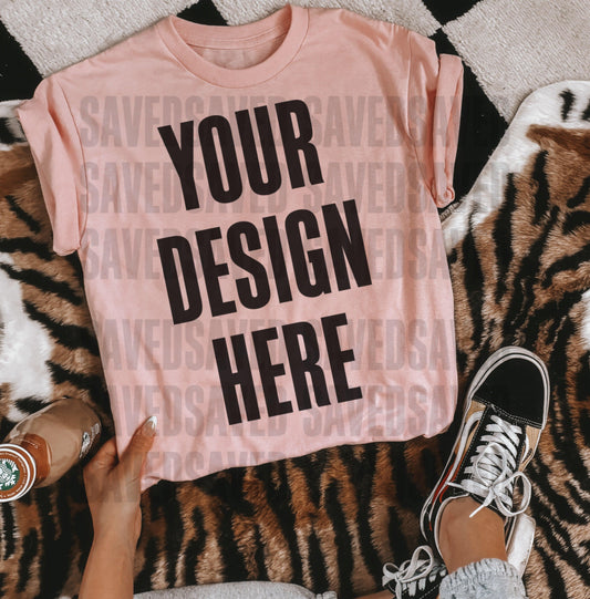 CARAMEL MOCKS LIGHT PINK T-SHIRT