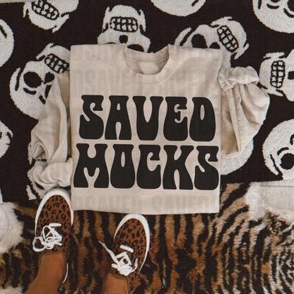 SAND GILDAN SWEATSHIRT SKULL MOCKS - BUNDLE OF 6