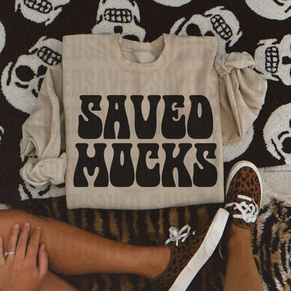 SAND GILDAN SWEATSHIRT SKULL MOCKS - BUNDLE OF 6