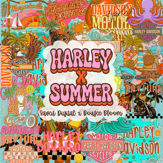 HARLEY X SUMMER COLLAB: SAVED DIGITAL X BOUJEE BLOOM | INCLUDES 20+ PNGS