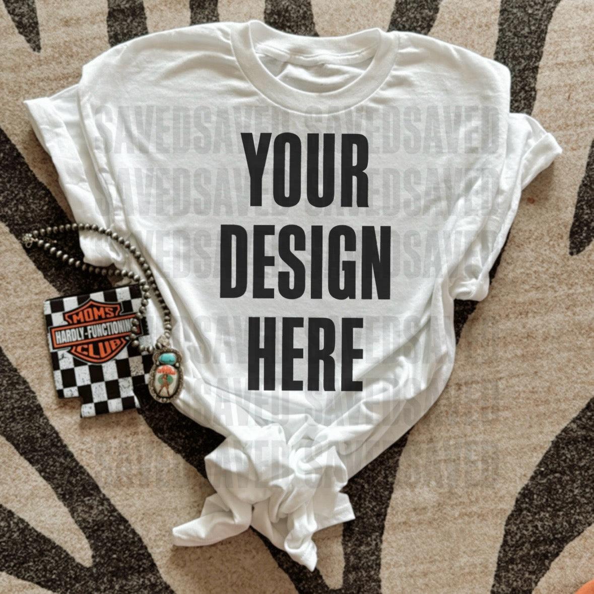 HARLEY MOCK WHITE TEE