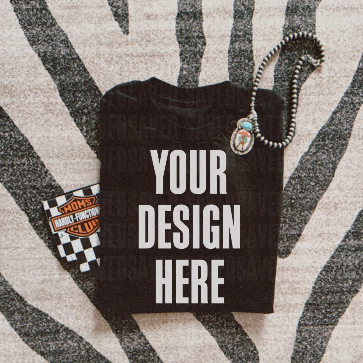 HARLEY MOCK BLACK TEE