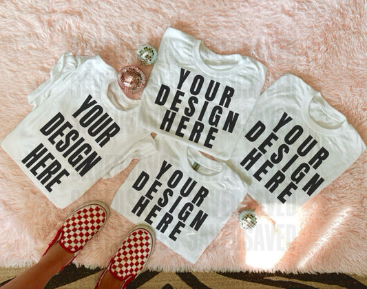 PREPPY WHITE 4 TEES MOCK