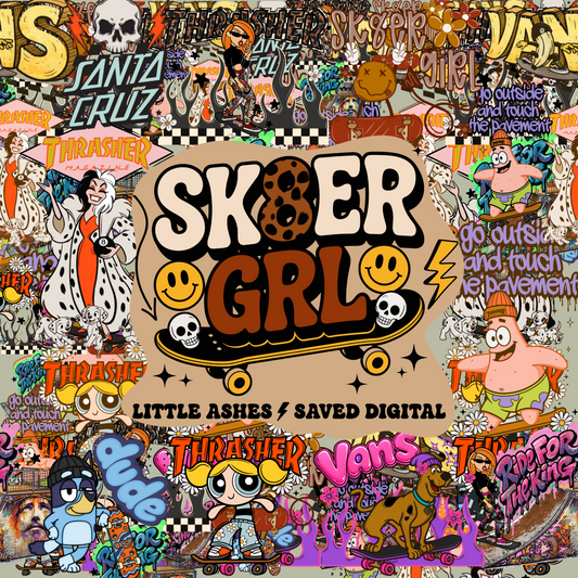 SK8ER GIRL COLLAB ⚡️: SAVED DIGITAL X LITTLE ASHES