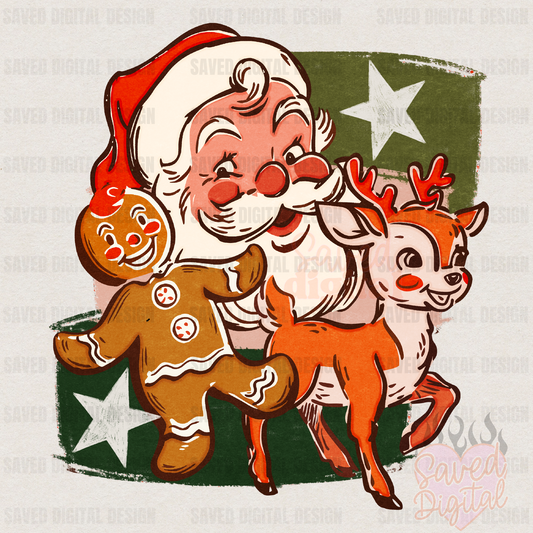 CHRISTMAS COLLAGE - VINTAGE CHRISTMAS