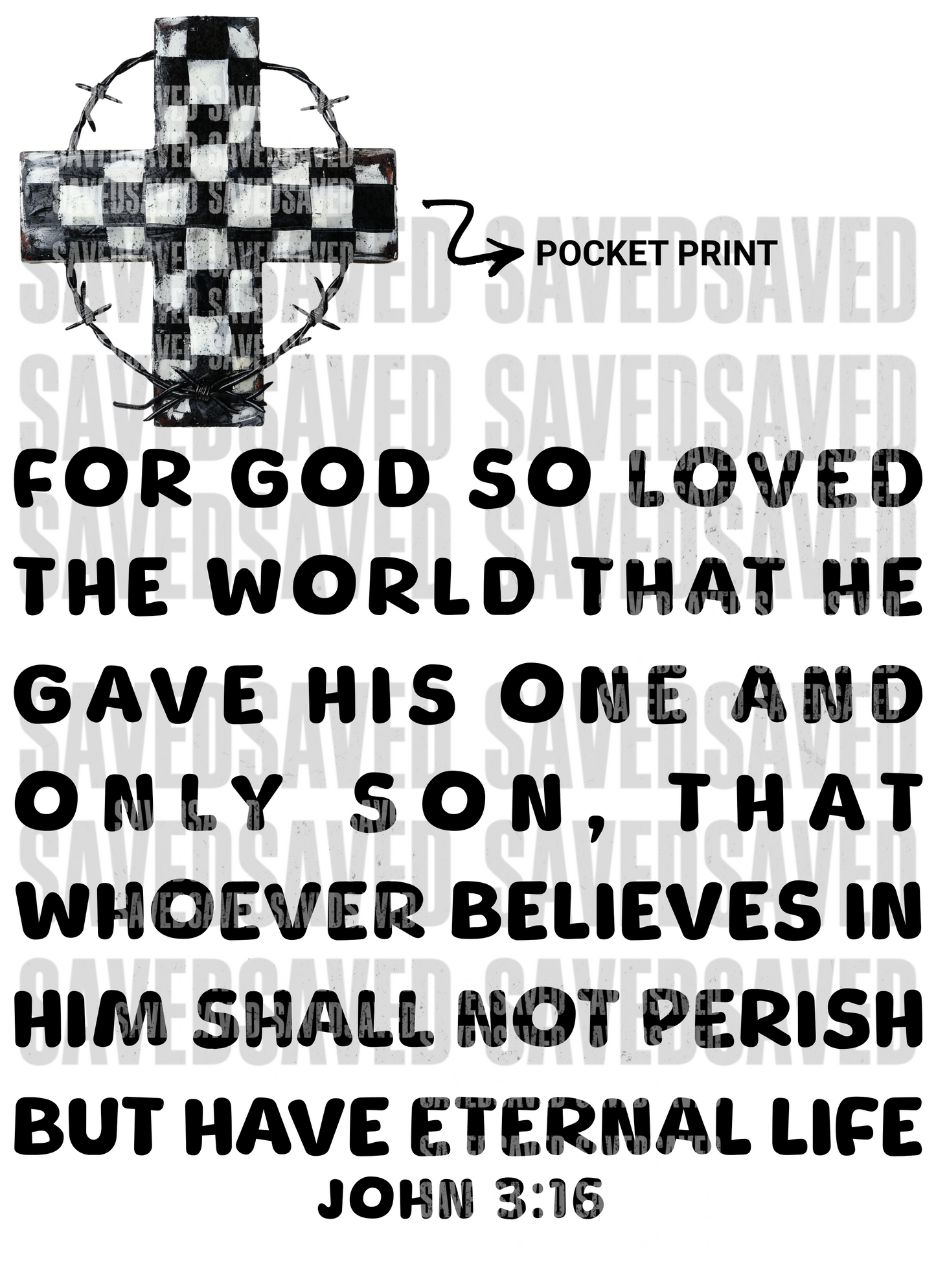 JOHN 3:16 FRONT AND BACK PRINT PNG