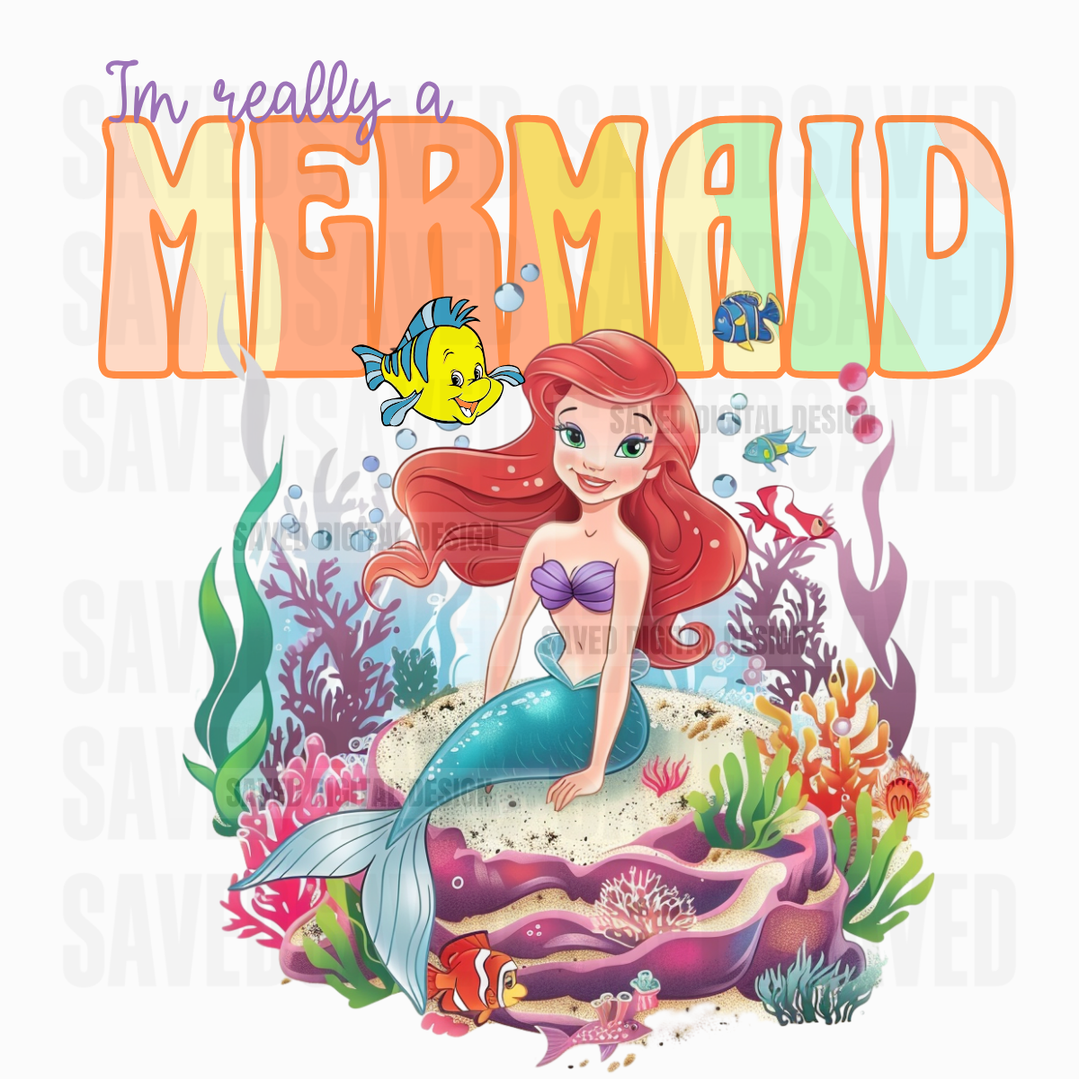 IM REALLY A MERMAID PNG