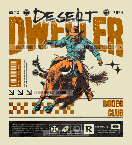 DESERT DWELLER RODEO CLUB PNG
