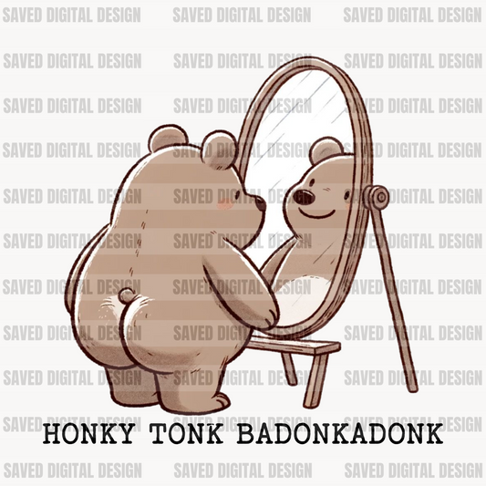 HONKY TONK BEAR PNG