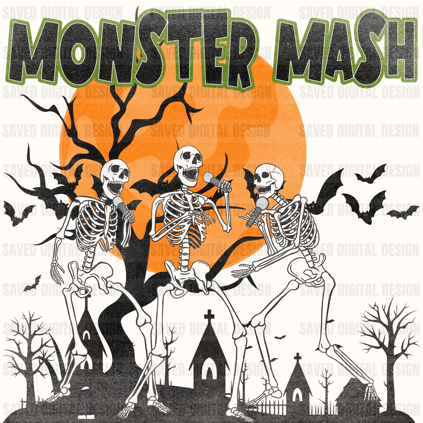 MONSTER MASH DANCE SKELETONS