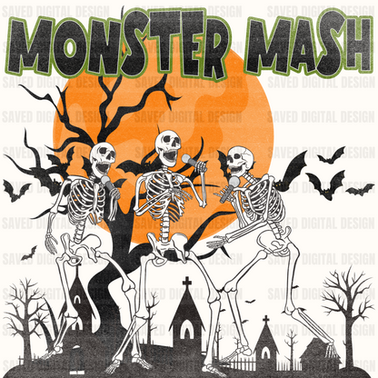 MONSTER MASH DANCE SKELETONS