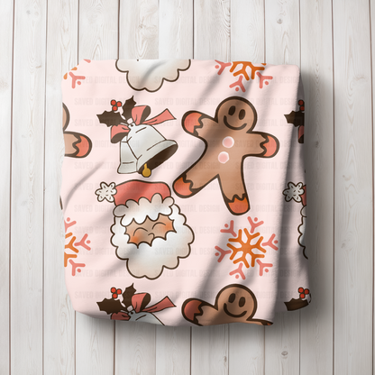 RETRO CHRISTMAS SANTA SEAMLESS