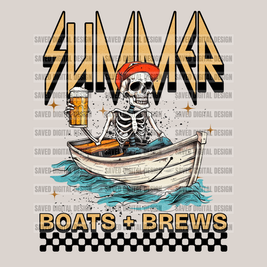 BOATS AND BREWS SKELETON PNG