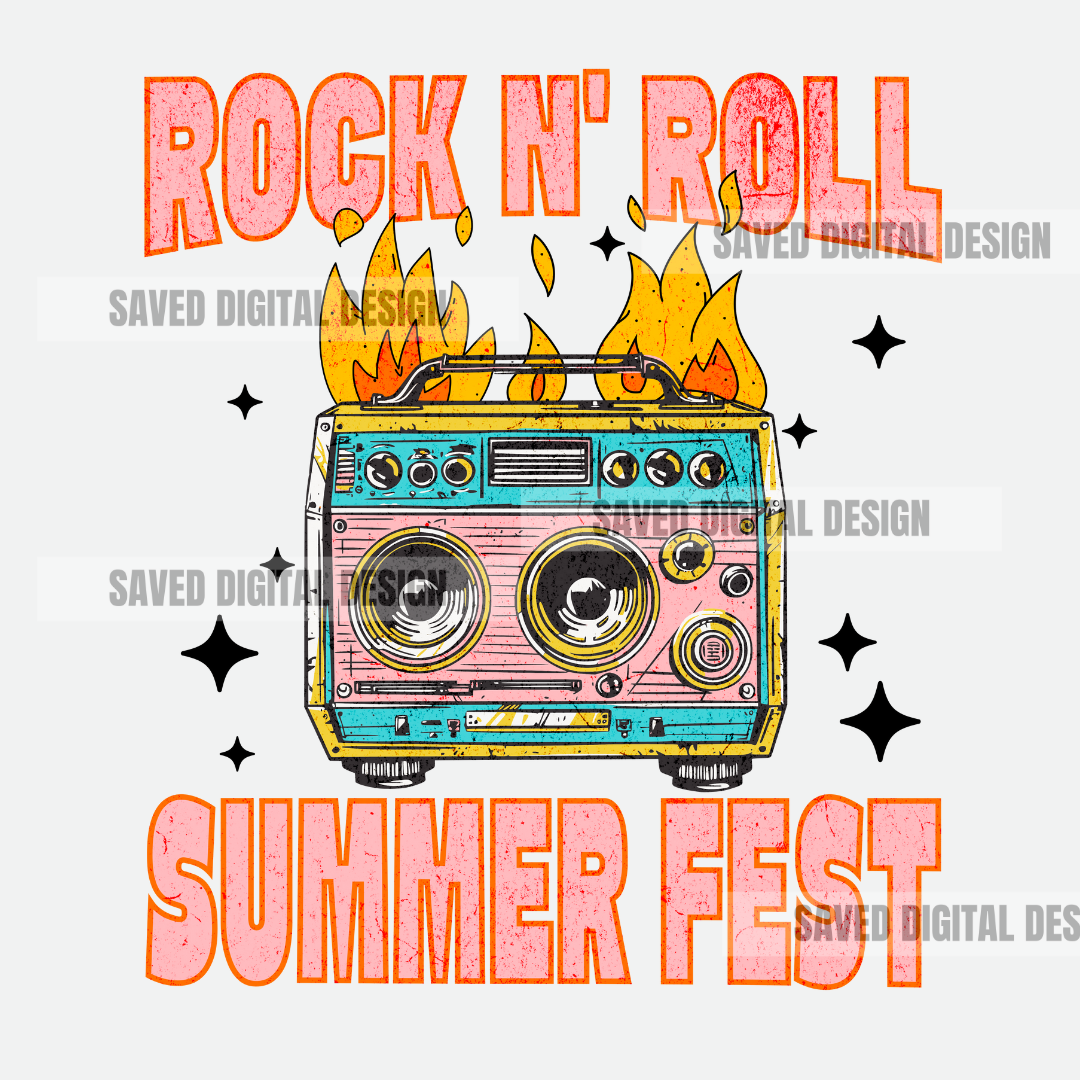 ROCK N ROLL SUMMER FEST PNG
