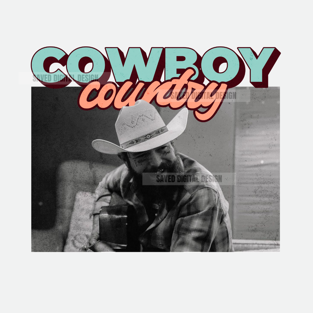 COWBOY COUNTRY POST PNG