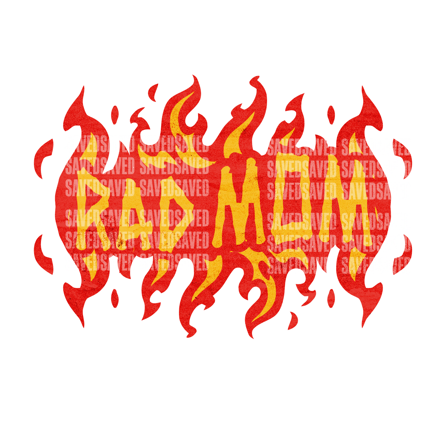 RAD MOM FLAMES PNG