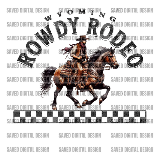 ROWDY RODEO PNG