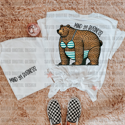 SUMMER DROP MIND YOUR BUSINESS/HOTTER THAN A HOOCHIE COOCHIE **POCKETS AVAILABLE** PNG