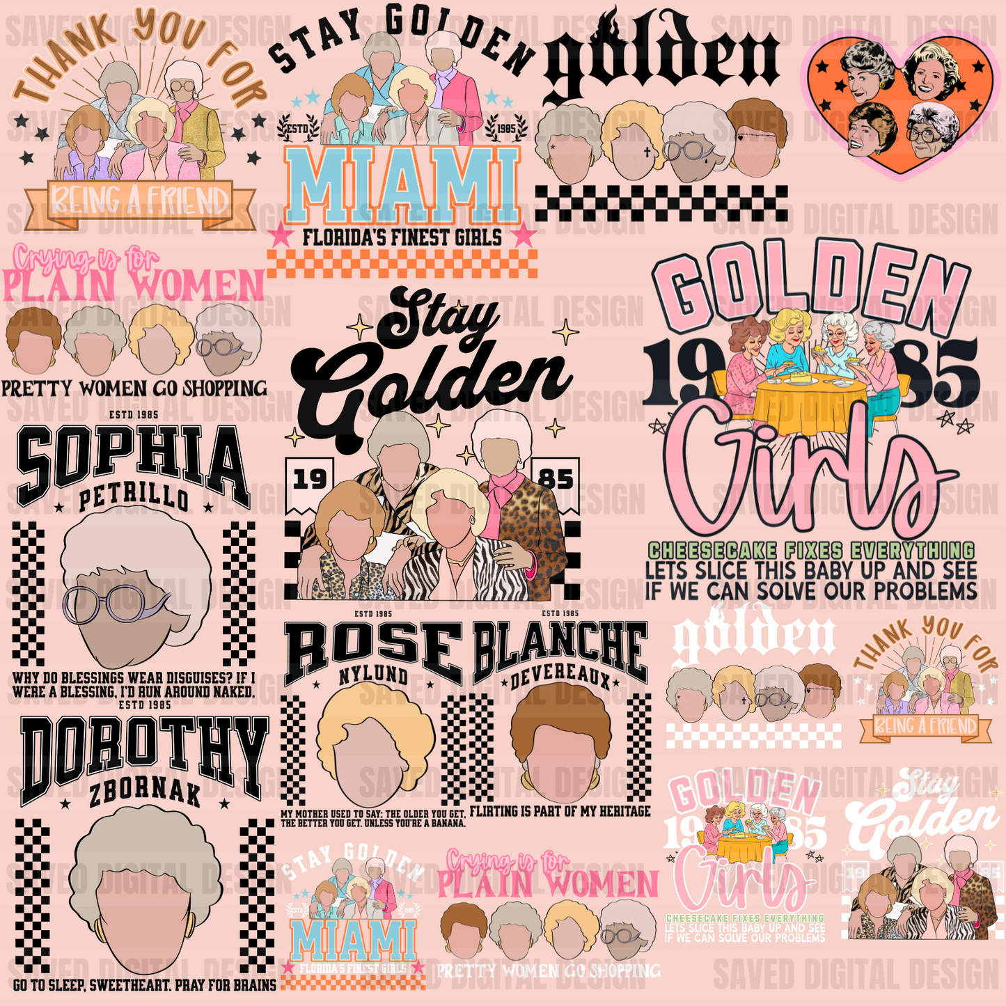 GOLDEN BABES BUNDLE - 17 TOTAL