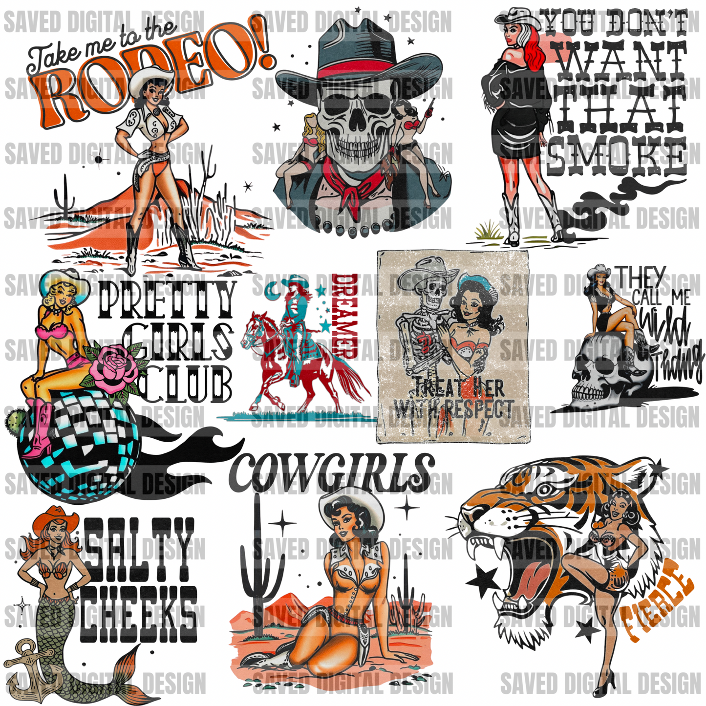 VINTAGE TATTOO ART SINGLES DROPDOWN