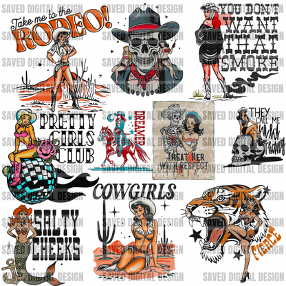 VINTAGE TATTOO ART SINGLES DROPDOWN