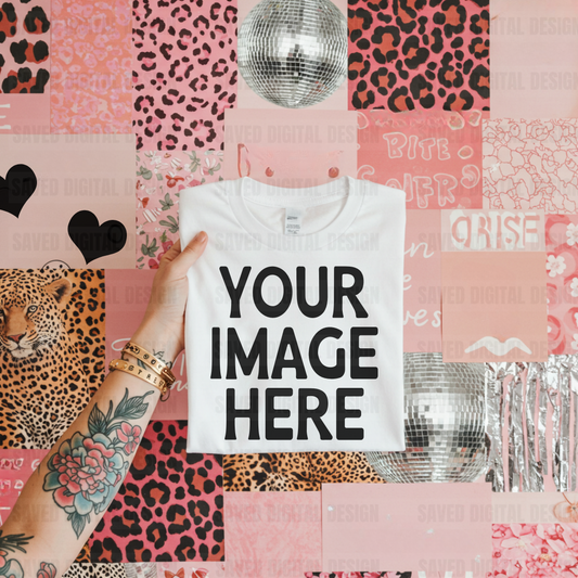 WHITE TSHIRT MOCK UNBRANDED
