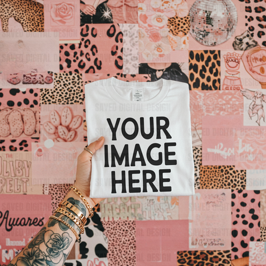 WHITE TSHIRT MOCK UNBRANDED