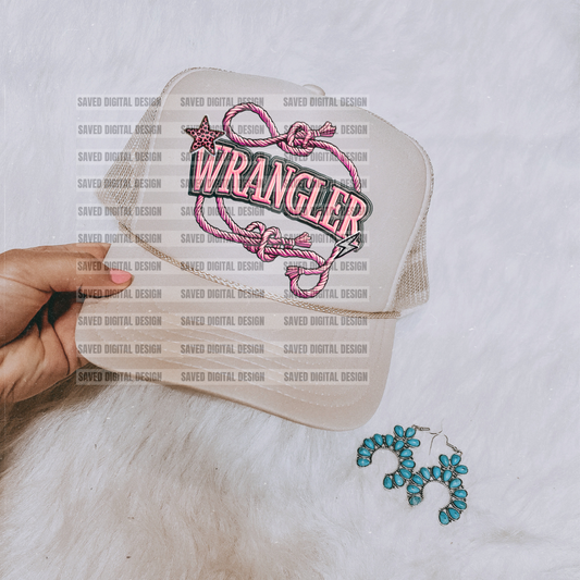 WRANGLE FAUX HAT PATCH CLUSTER PNG