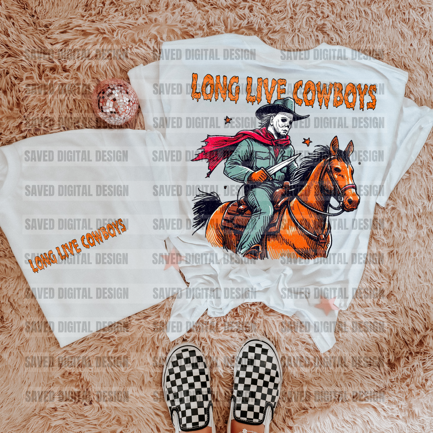 LONG LIVE COWBOYS MICHAEL FRONT + BACK