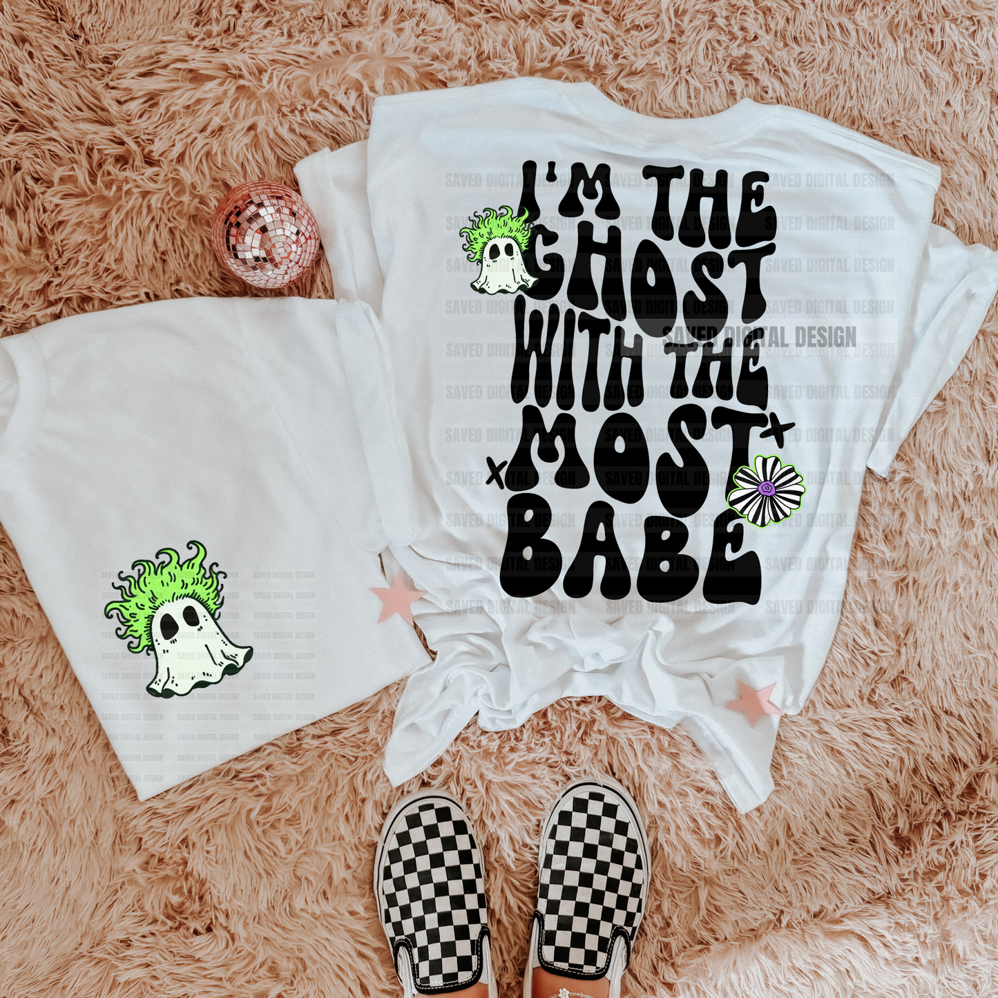 GHOST WITH THE MOST FRONT + BACK