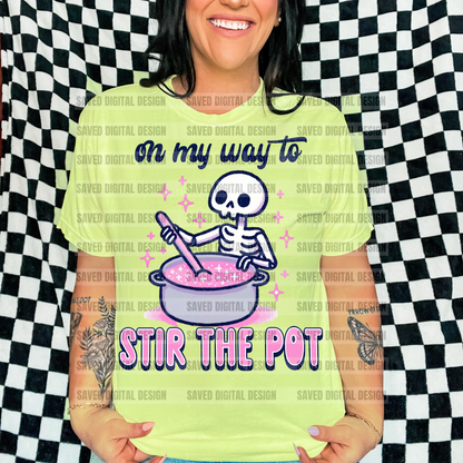 ON MY WAY TO STIR THE POT PNG