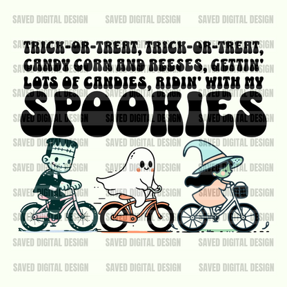 RIDIN' WITH MY SPOOKIES PNG