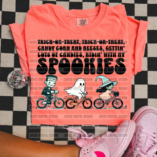 RIDIN' WITH MY SPOOKIES PNG
