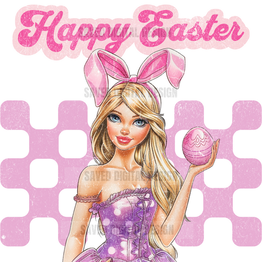 HAPPY EASTER DOLL PNG