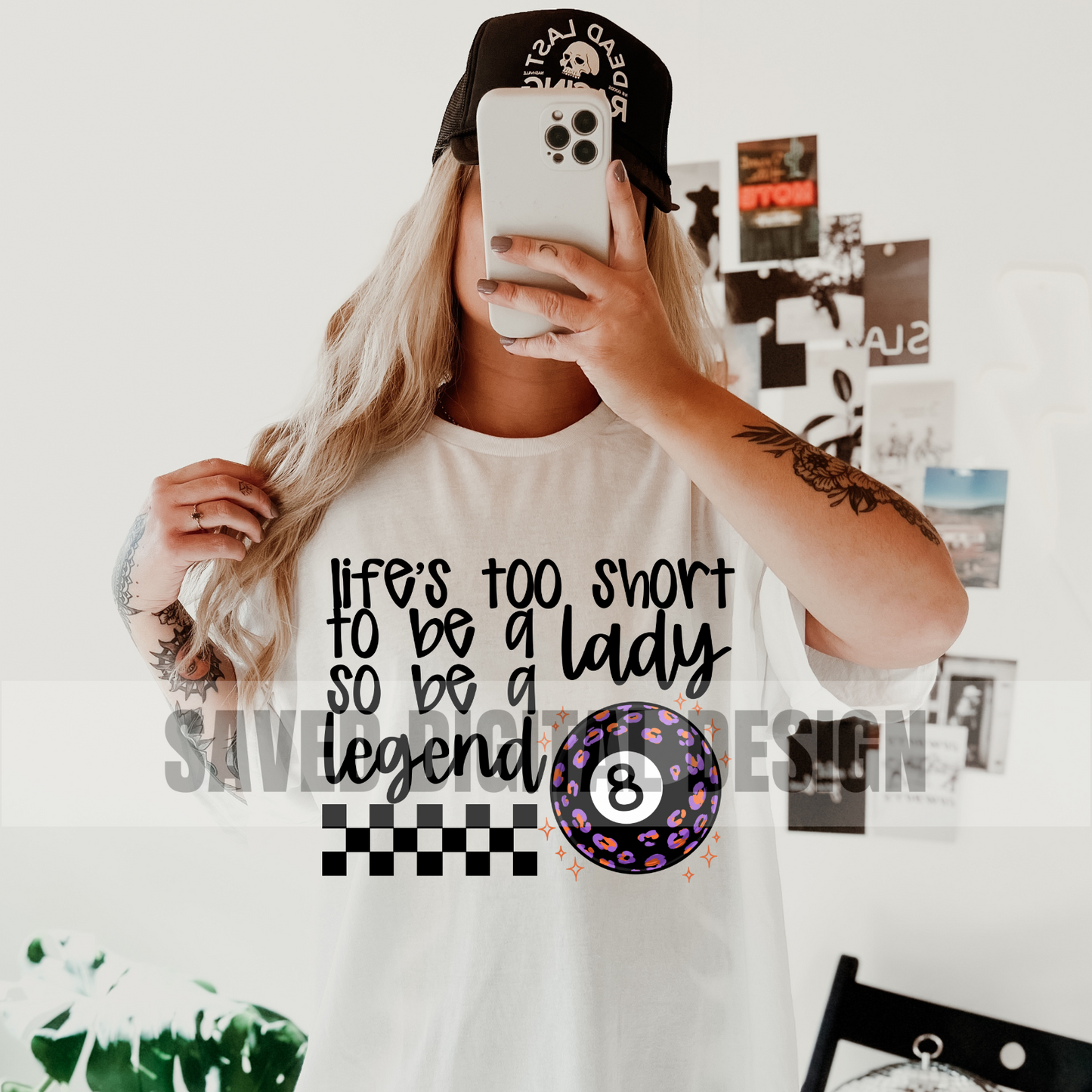 LIFE’S TOO SHORT TO BE A LADY SO BE A LEGEND