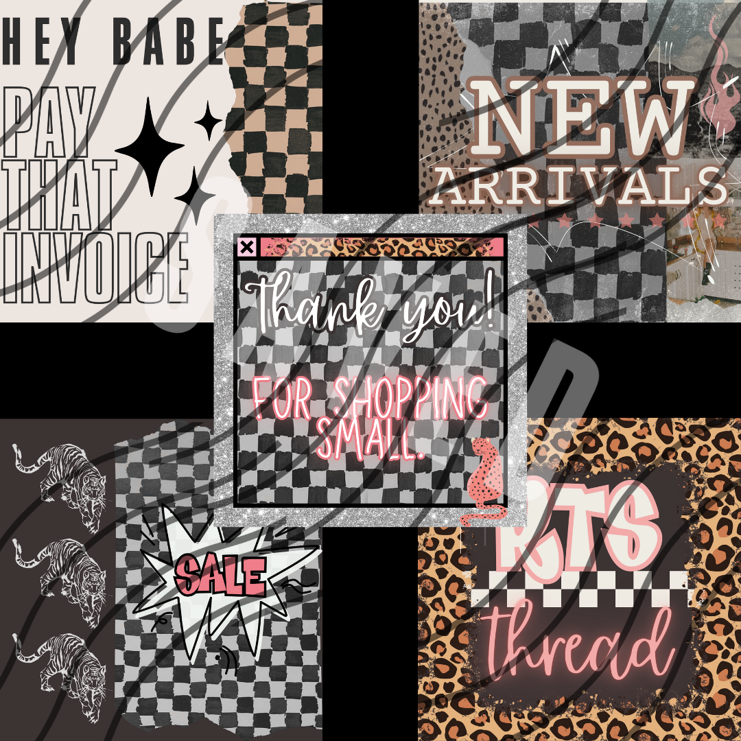 EDGY ADVERTISEMENT BUNDLE OF 5