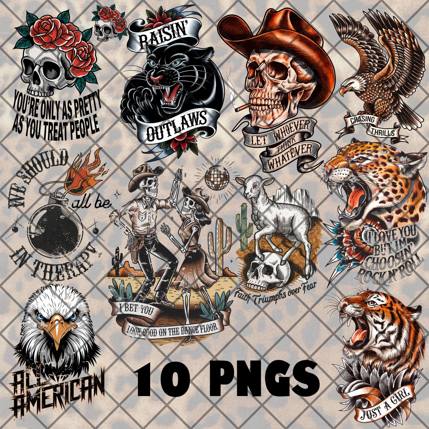 TATTOO VIBE DROP 2 - 10 PNGS