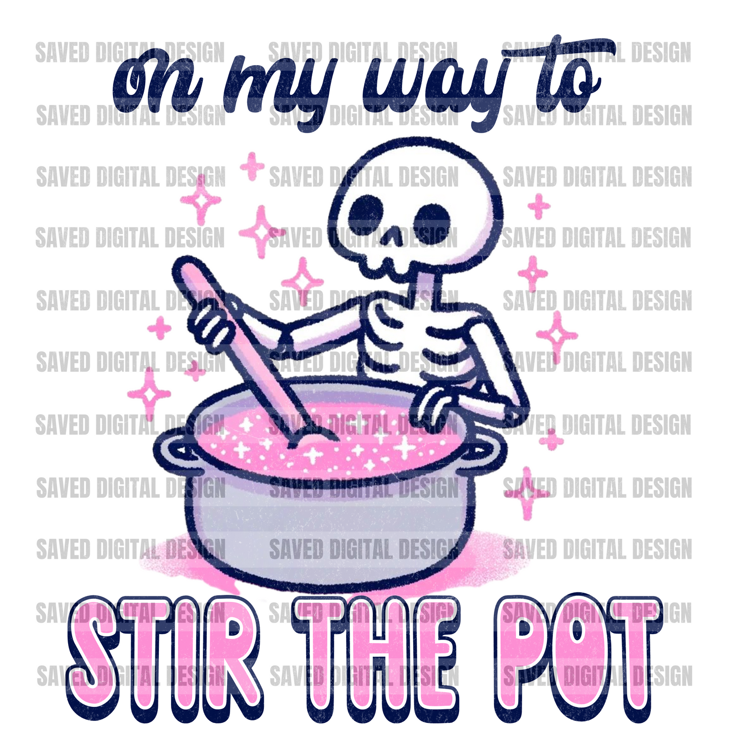 ON MY WAY TO STIR THE POT PNG