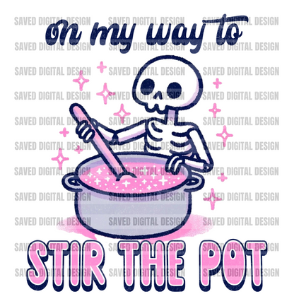 ON MY WAY TO STIR THE POT PNG